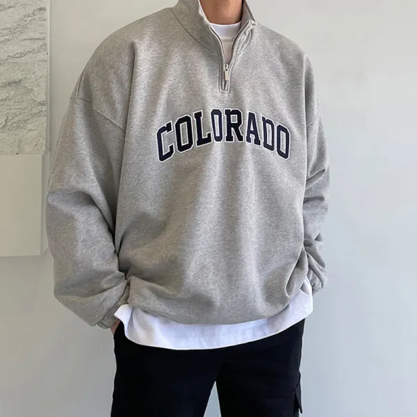 Mens Vintage Casual Sweatshirt - Chrisitina.com 