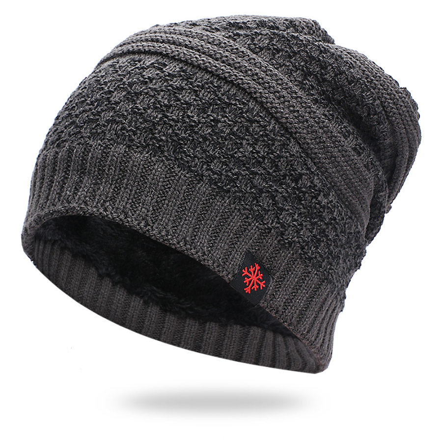 

Outdoor Warmth And Velvet Ear Protection Knitted Hat