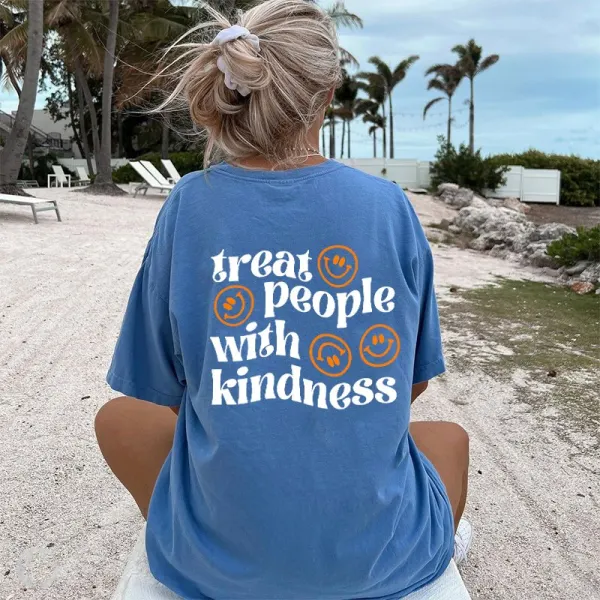 Treat People With Kindness Casual T-shirt - Ootdyouth.com 