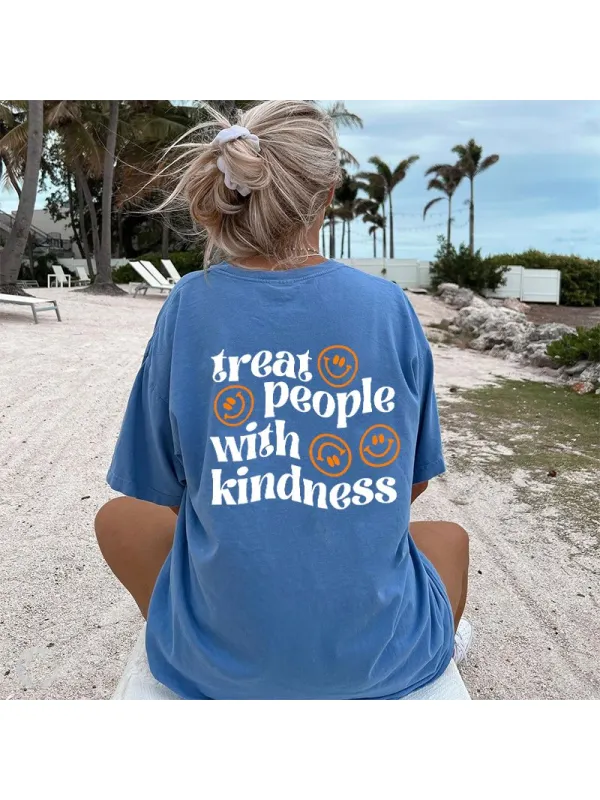 Treat People With Kindness Casual T-shirt - Anrider.com 