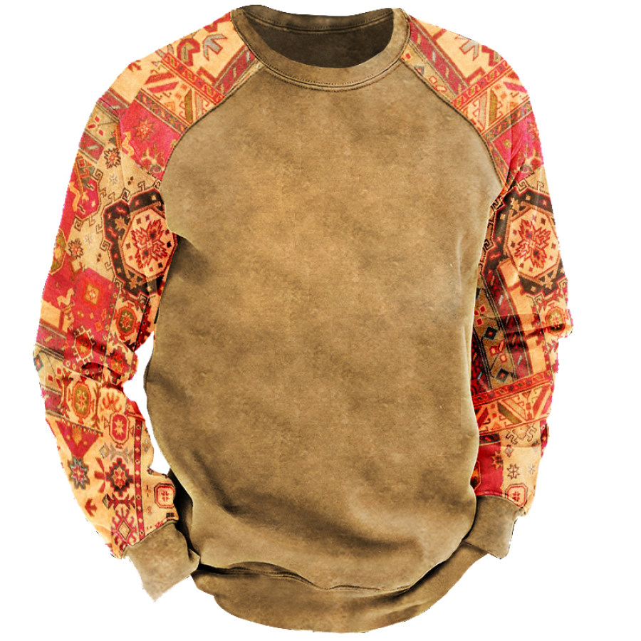 

Men's Outdoor Retro Tactical Henley Long Sleeve Sweatshirt