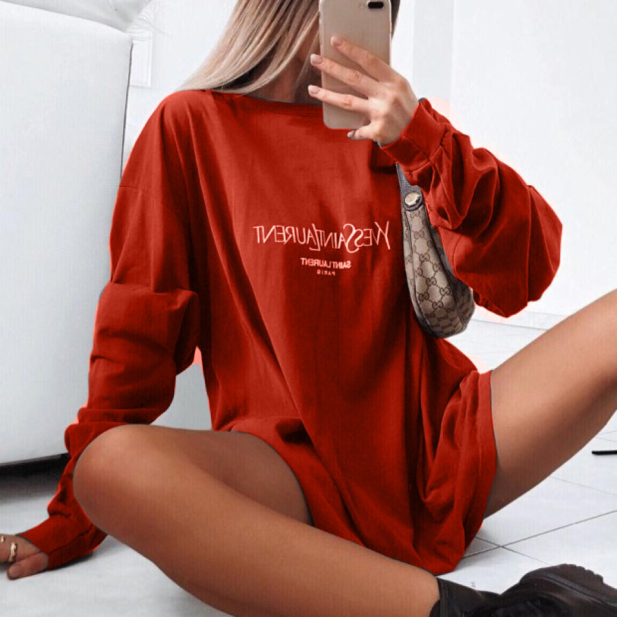 

Womens Fashion Casual Loose Sweatshirt RY55