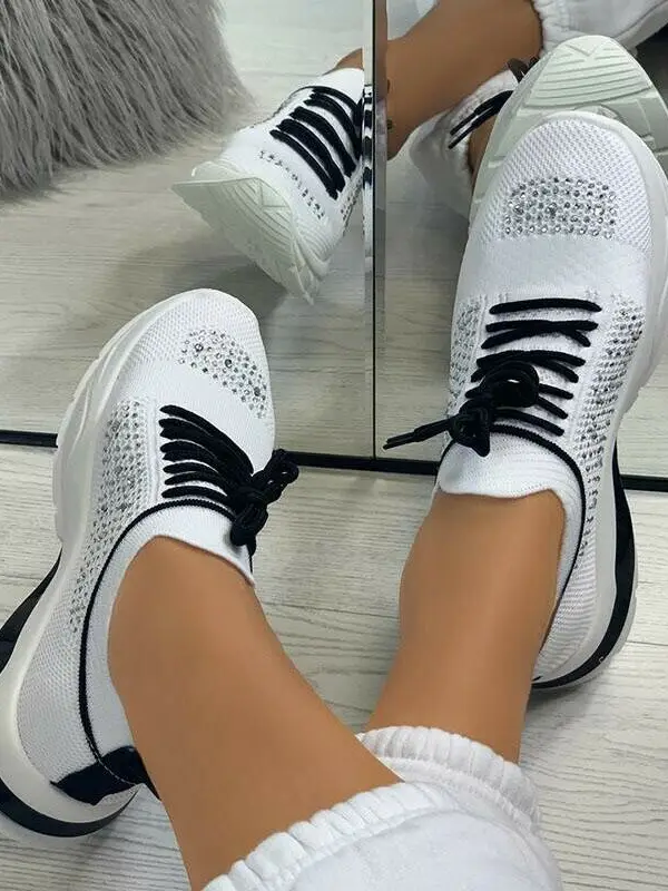 Sock Sneakers Slip On Flat Walking Shoes - Oasisjoy.com 