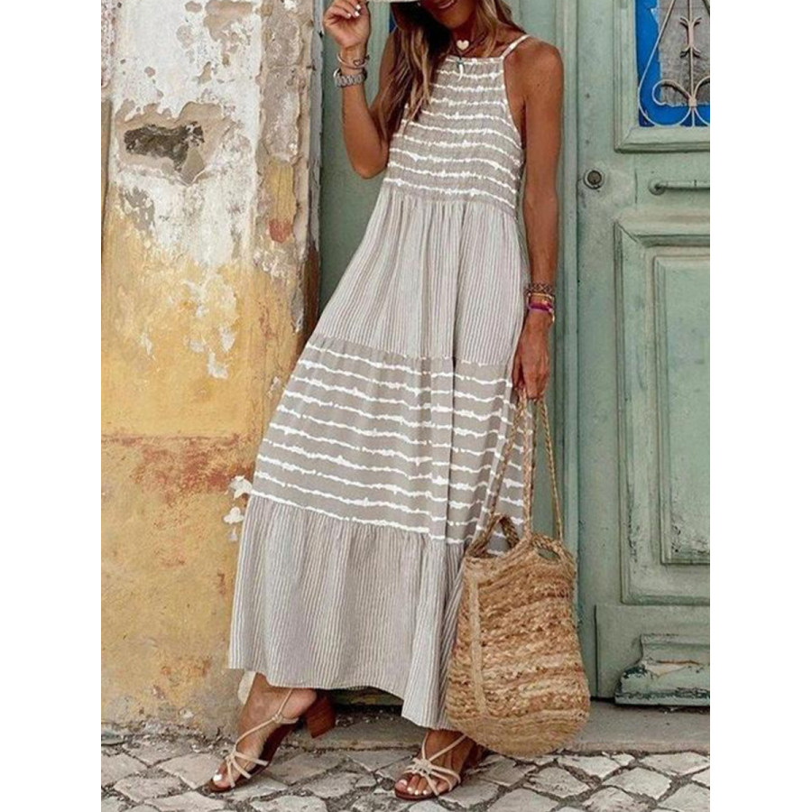 

Fashionable Sling Sling Piece Dress