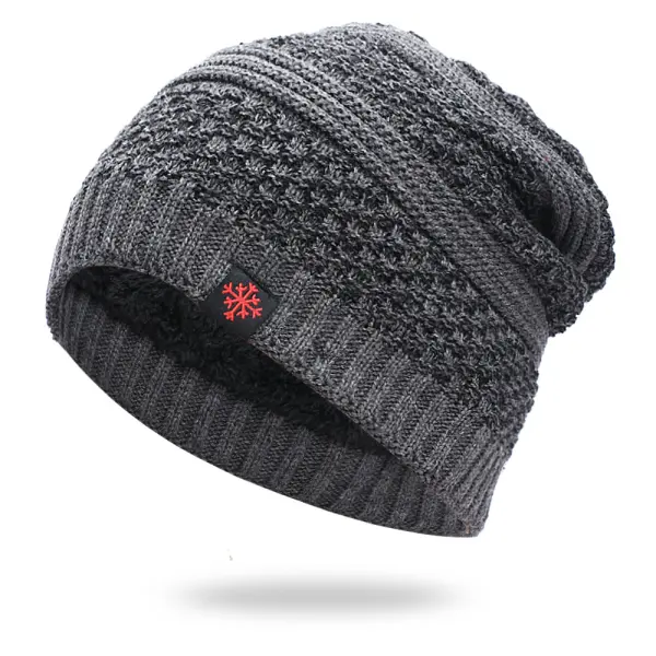 Outdoor Warmth And Velvet Ear Protection Knitted Hat - Linviashop.com 