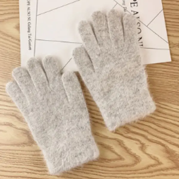 New Winter Korean Style Cute Plush Gloves - Xmally.com 