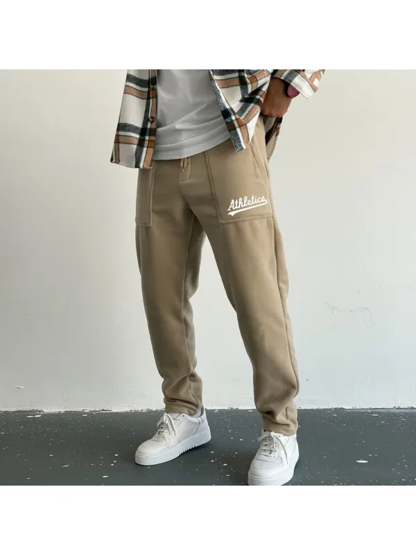 Men's Casual Fleece Sweatpants - Spiretime.com 