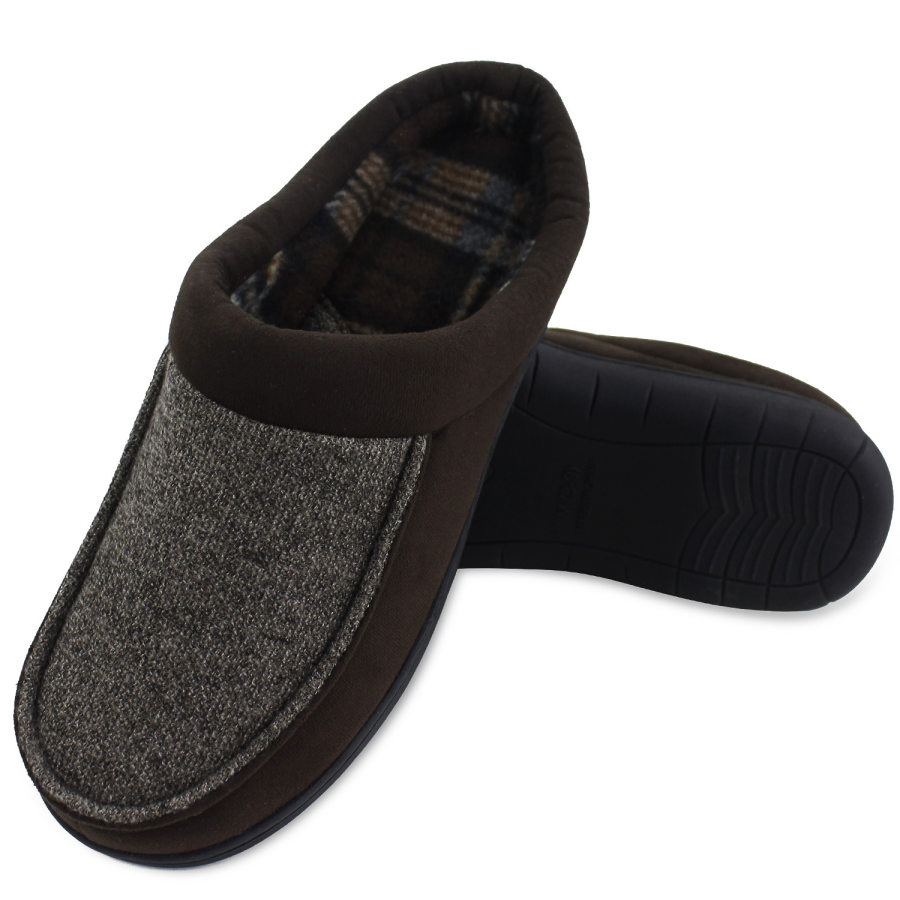 

Men's TPR Sole Soft And Warm Home Cotton Slippers