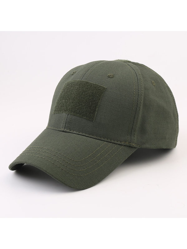 Unisex Camouflage Tactical Hat With Velcro For Army Fans Outdoor Sports
