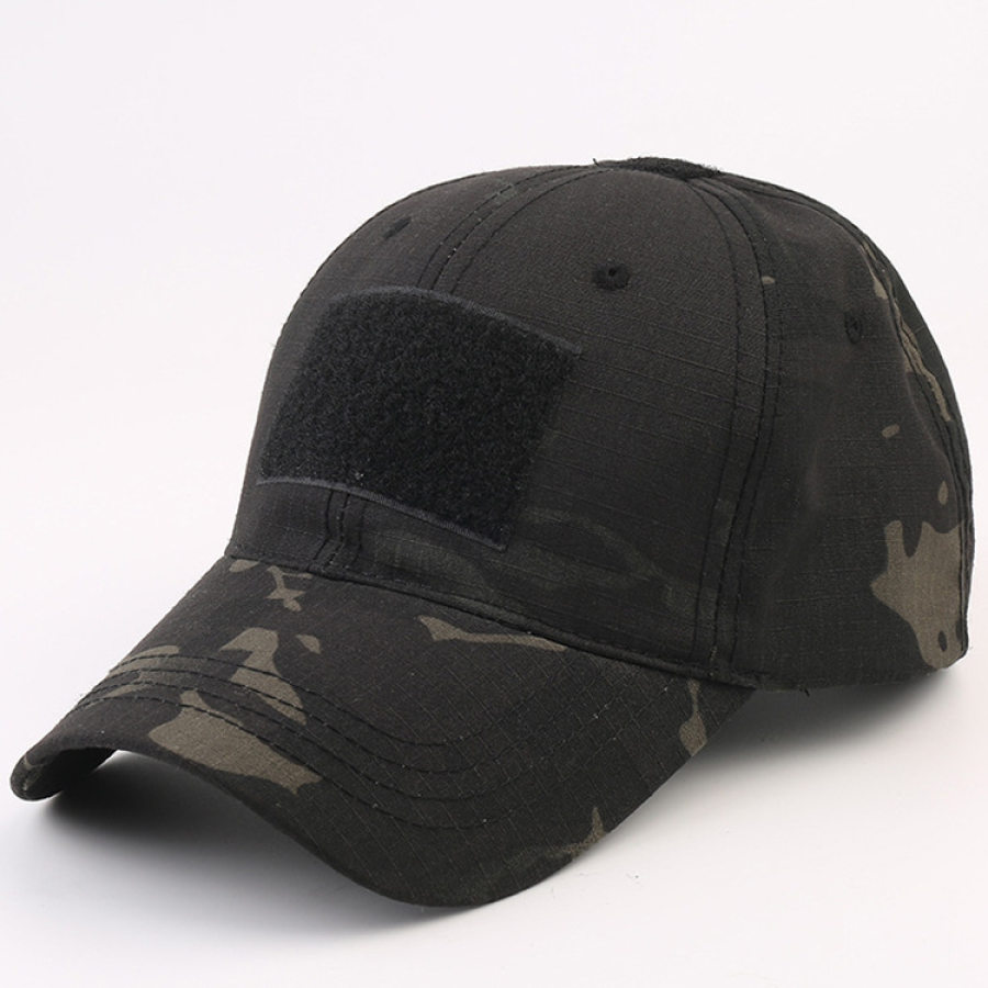 

Sombrero Táctico De Camuflaje Unisex Con Velcro Para Fanáticos Del Ejército Deportes Al Aire Libre