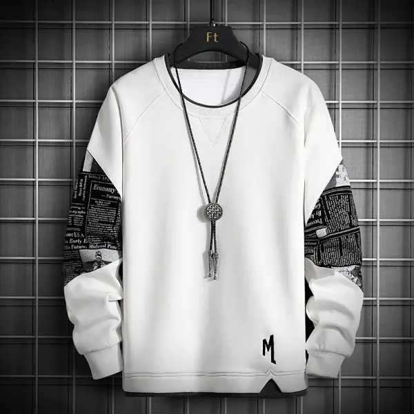 Techwear Sleeve Patchwork Sweatshirt - Kalesafe.com 