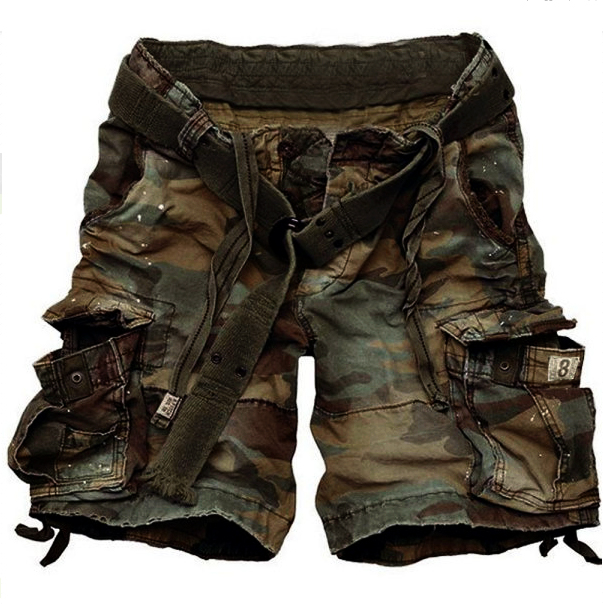 Mens Outdoor Camouflage Casual Chic Shorts