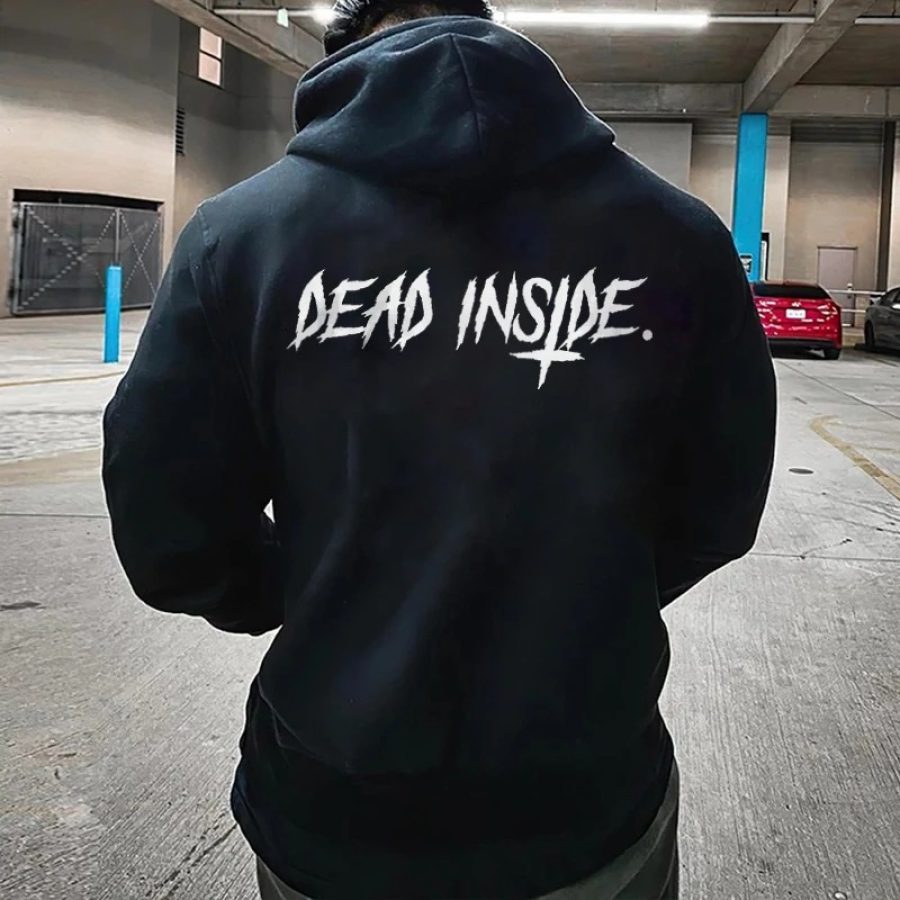 

Dead Inside Simple Design All-match Men's Hoodie