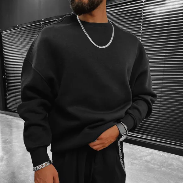 Old School Basic Oversize Sweatshirt - Kalesafe.com 