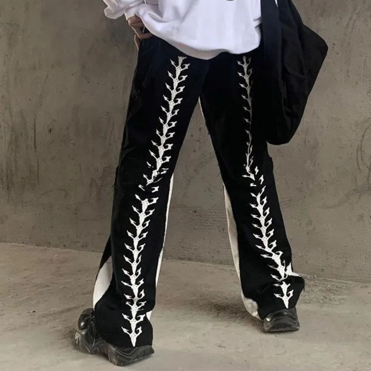 Unisex Hiphop Dark Style Trousers