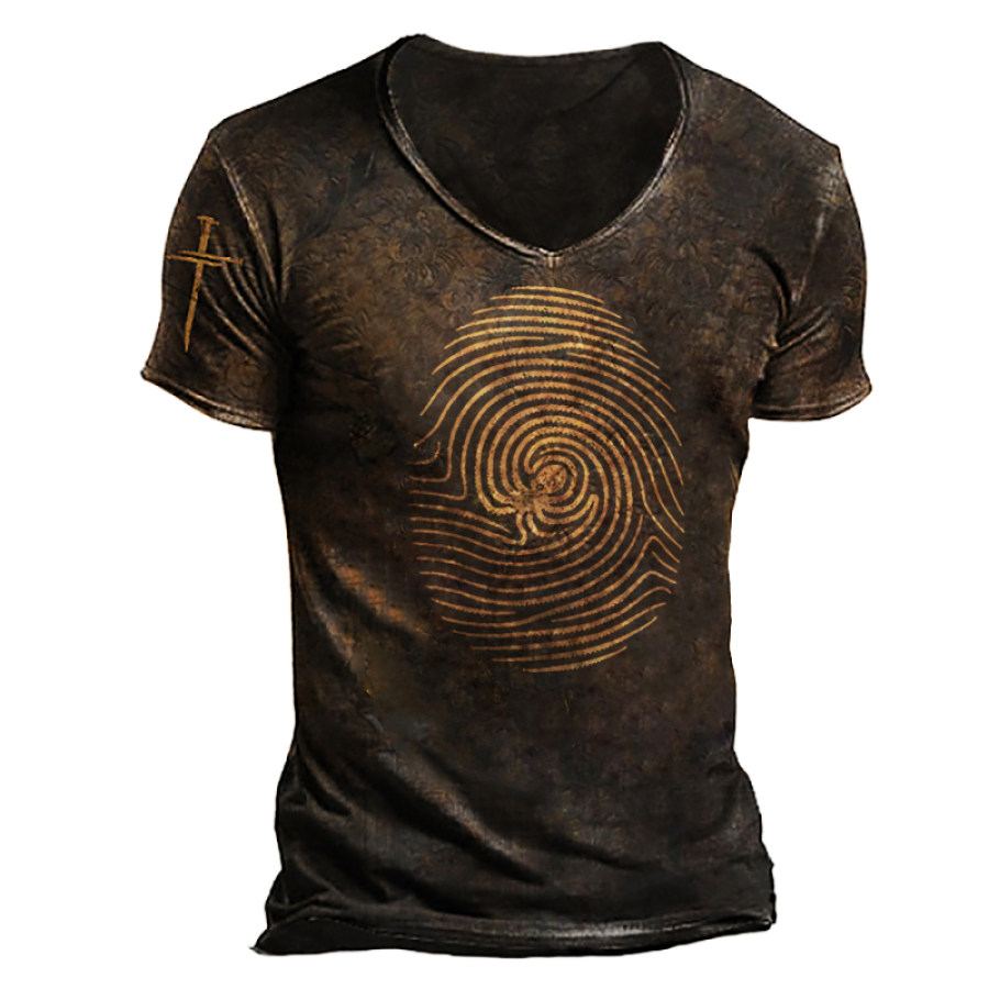 

Mens OutdoorB SIDE Print T-shirt