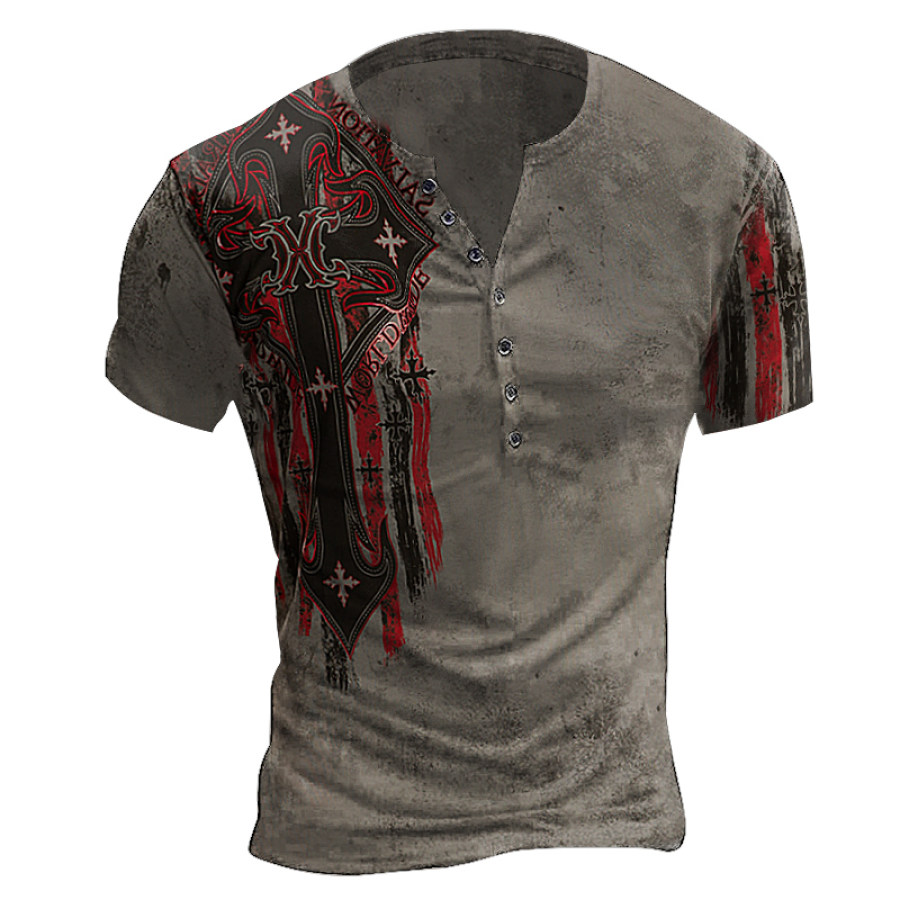 

Mens Outdoor Xtreme Liberty Crusade Print T-shirt
