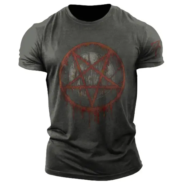 Mens Five-Pointed Star Tactical T-shirt - Spiretime.com 
