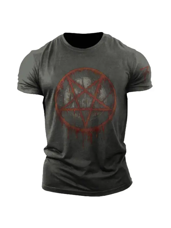 Mens Five-Pointed Star Tactical T-shirt - Timetomy.com 