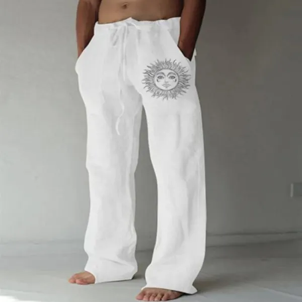 Holiday Style Cotton And Linen Pants - Fineesa.chimpone.com 