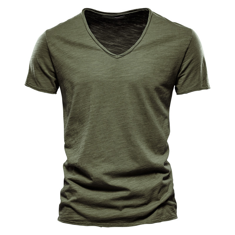 Men's Outdoor Comfortable Breathable Chic V-neck Short Sleeve T-shirt