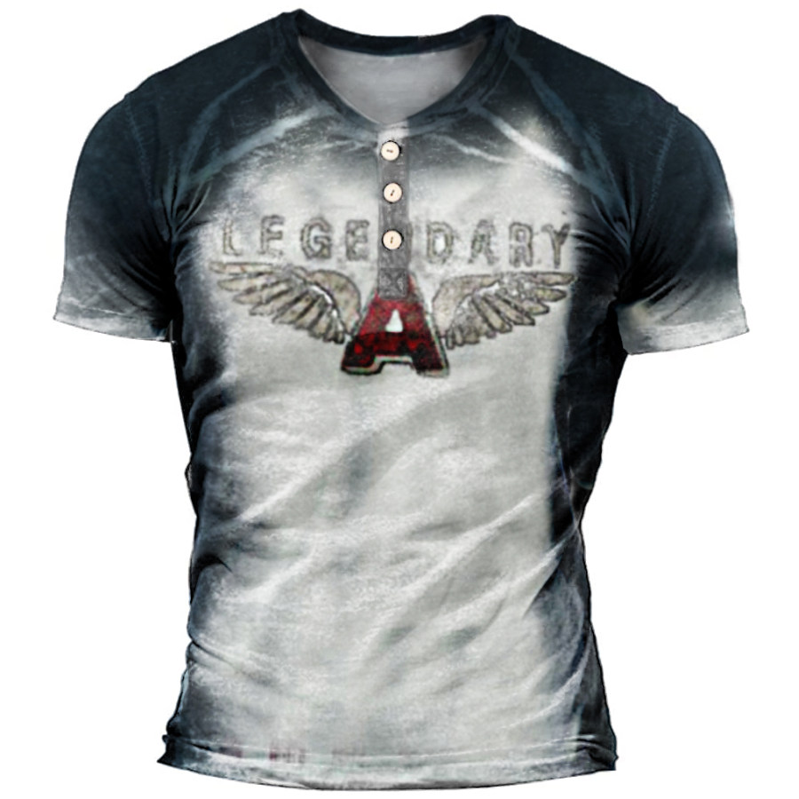 

Legendary Wings Men's Outdoor Vintage Distressed T-Shirt