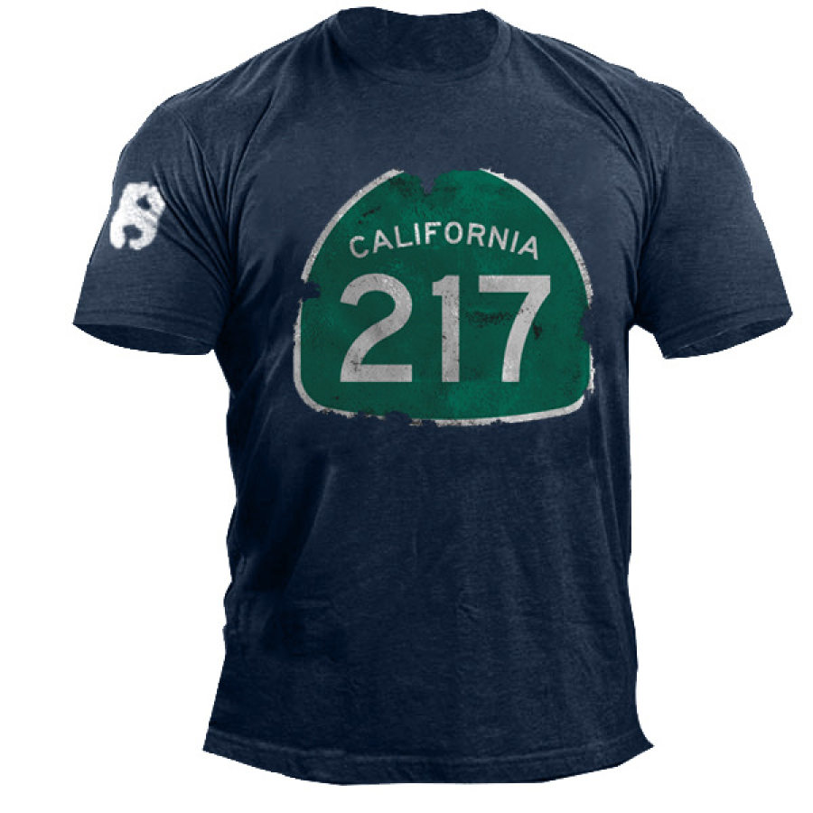 

California State Route 217 Men's Vintage T-Shirt