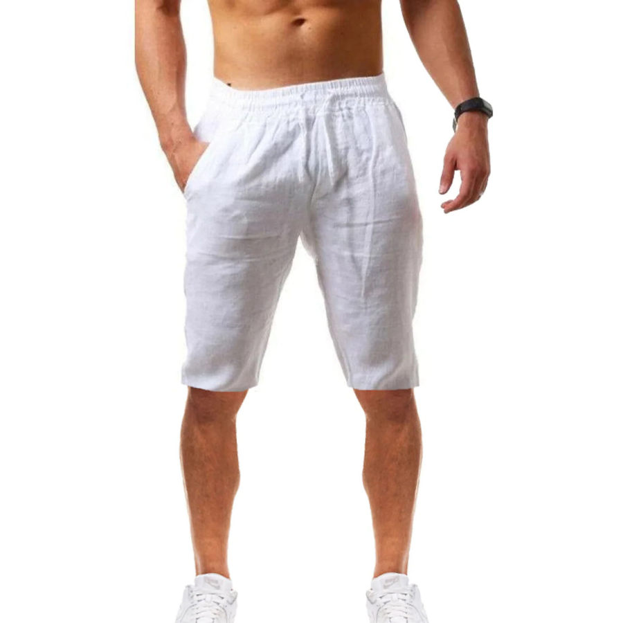 

Pantaloncini Da Uomo Pantaloni Corti Sportivi Sport Tinta Unita