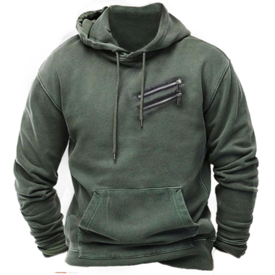 

Men's Outdoor Zip Thin Tactical Hoodie