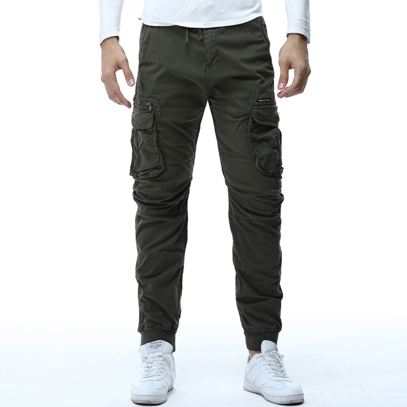Men's Outdoor Multi-pocket Washed Chic Casual Tactical Pants