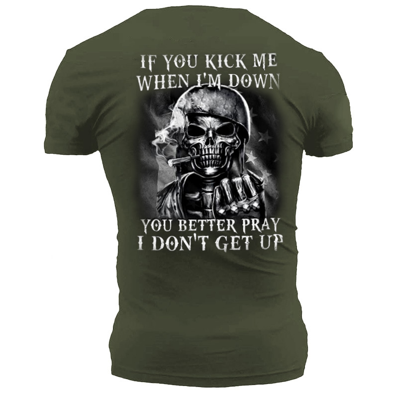 You Better Pray I Chic Don't Get Up Men's Tactical Cotton T-shirt