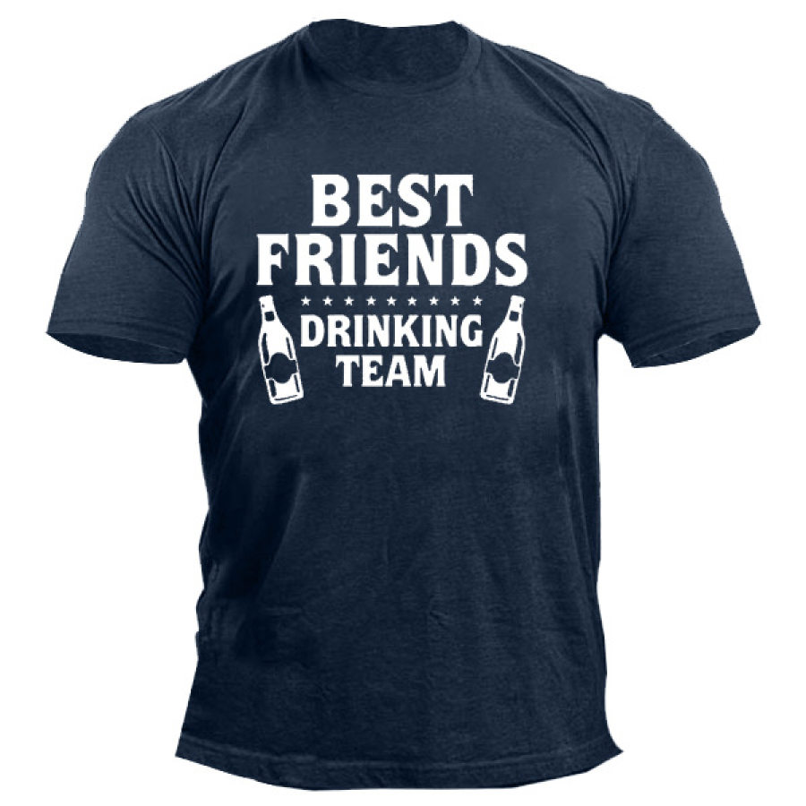 

Best Friends Drinking Team Men's T-shirt