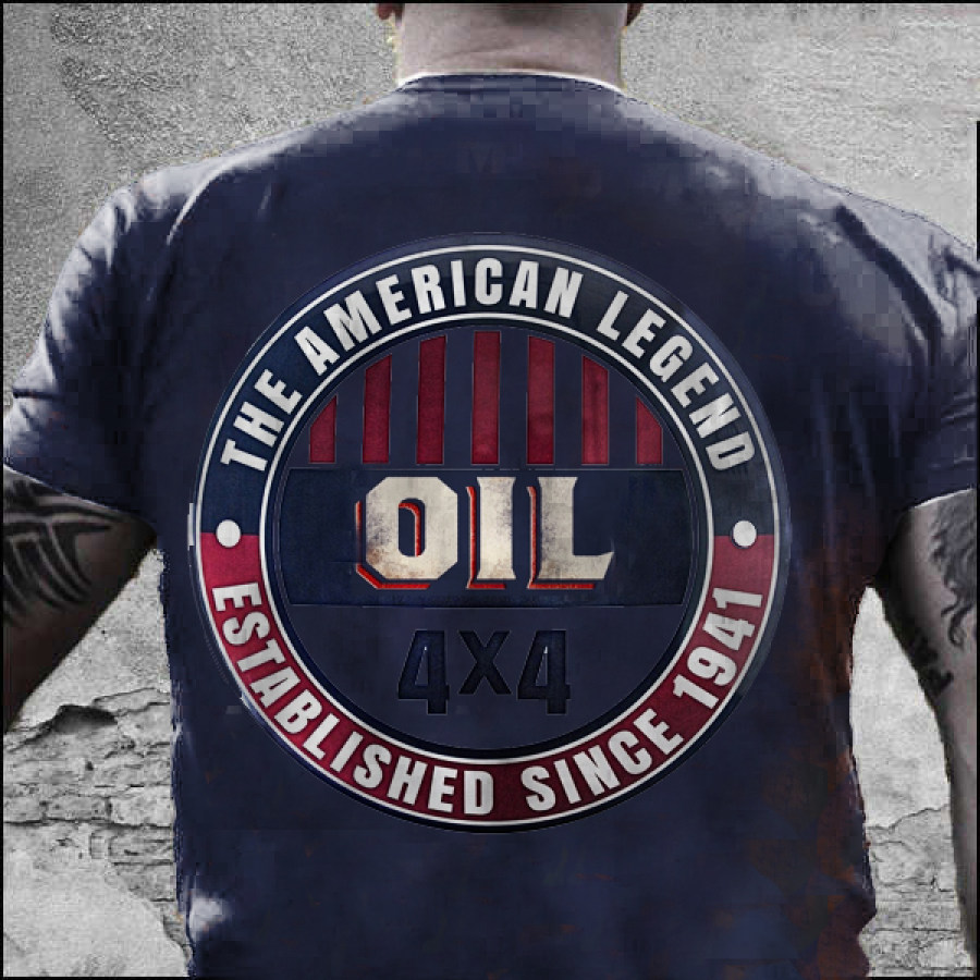 

Men's Vintage 1941Oil Tactical T-Shirt