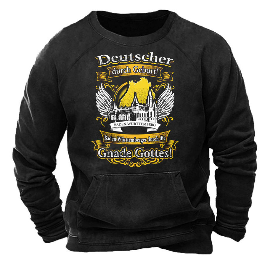 

German By Birth Ossi By The Grace Of God Men's Sweatshirt