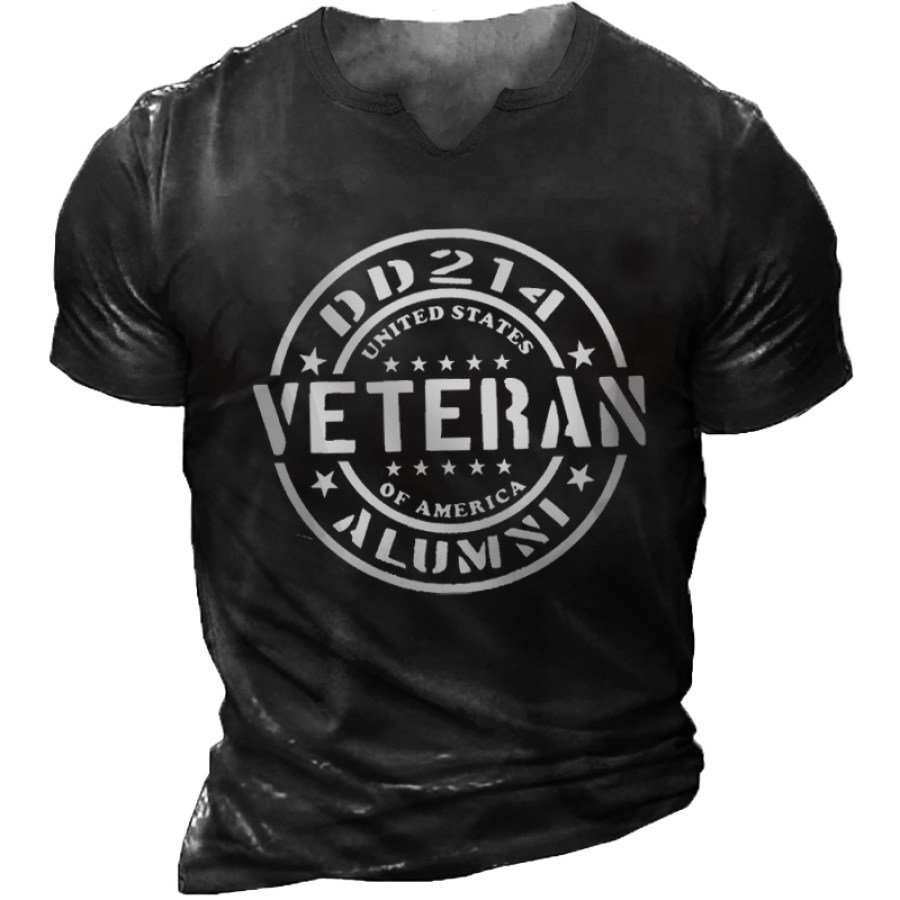 

Men's Outdoor DD214 Alumni Veteran Print T-Shirt