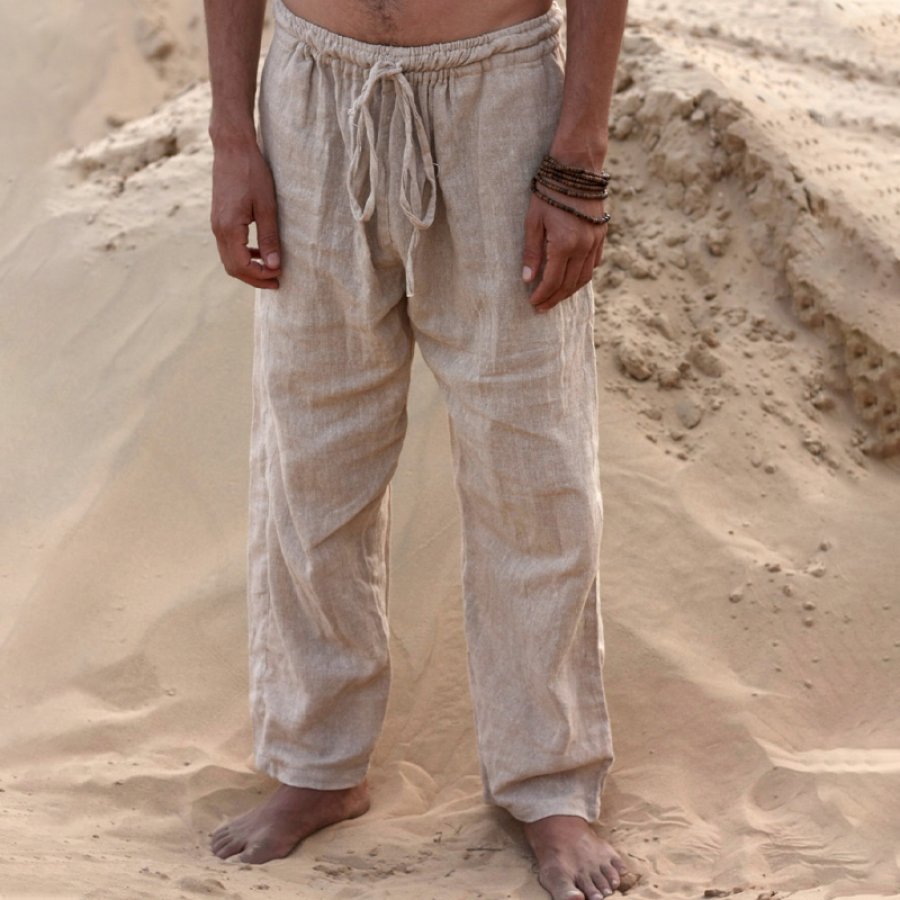 

Home Yog Linen Wide Leg Pants