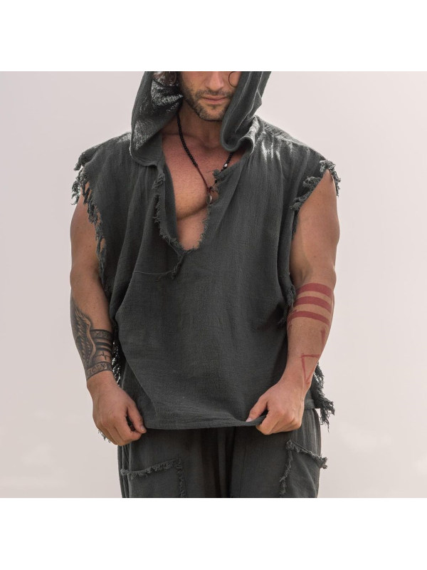 Breathable Comfort Sleeveless Hoodie