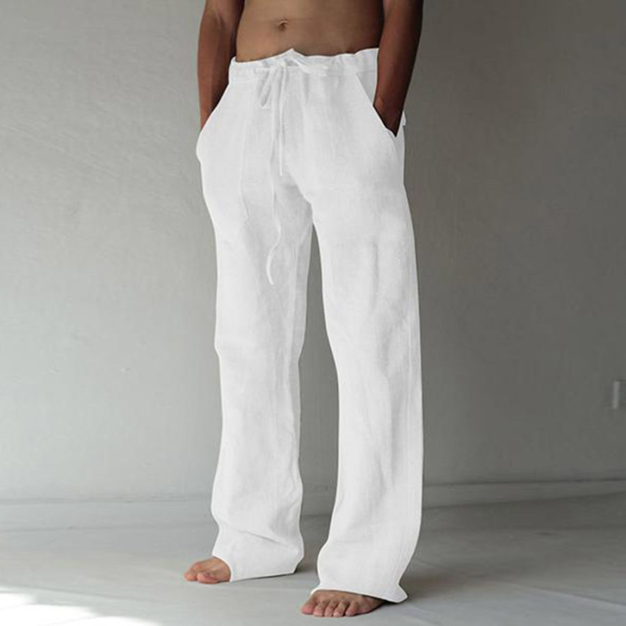 

Men's Casual Breathable Loose Cotton Trousers