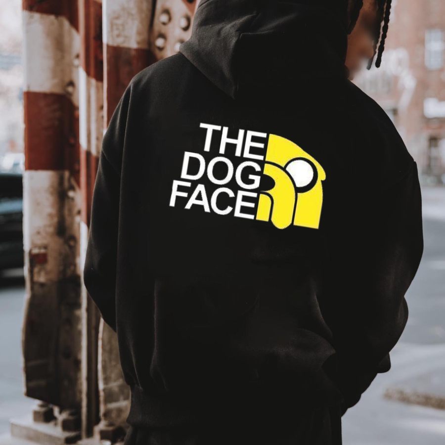 

Men's Oversized Hoodie Funny The Dog Face Graphic Casual Daily Tops