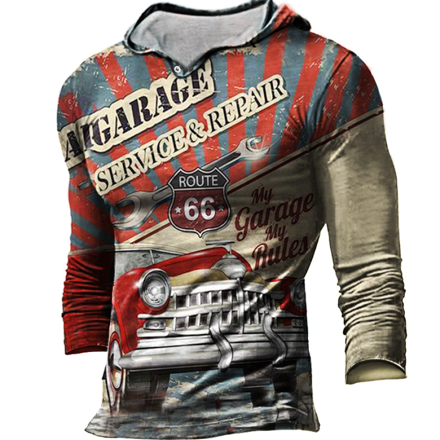 

Men's Outdoor Route 66 Retro Car T-Shirt