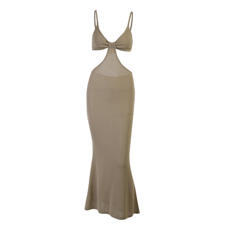 Dress Backless Dress Temperament Elegant Slim Sexy Strap Skirt