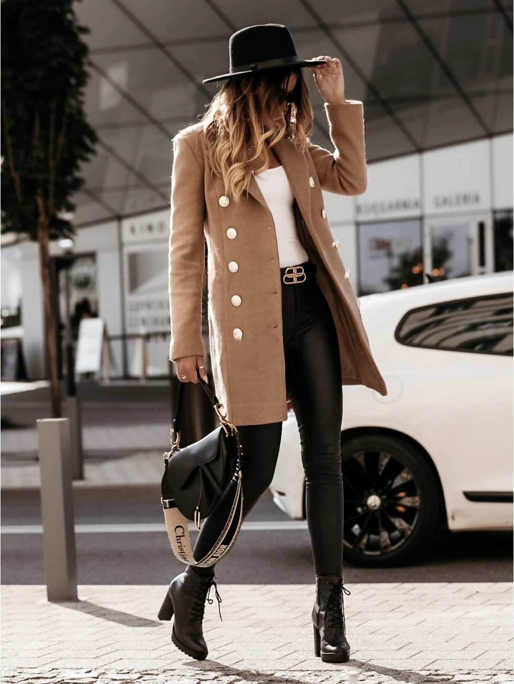 Double Breasted Notch Lapel Outwear