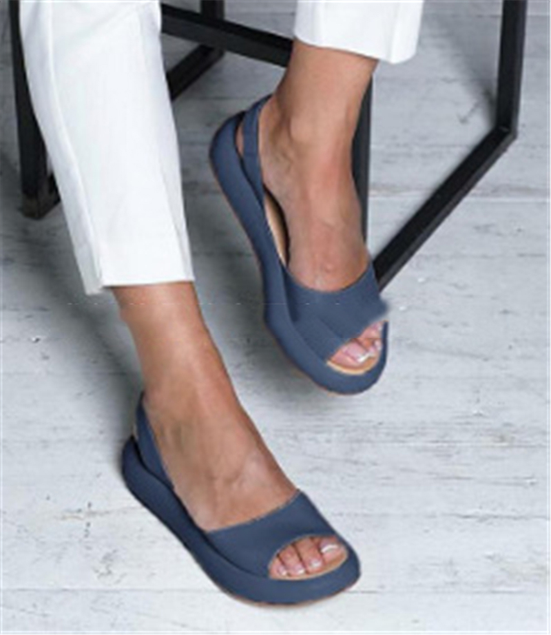 Fashion Sandals Female Fish Mouth Flat Shoes