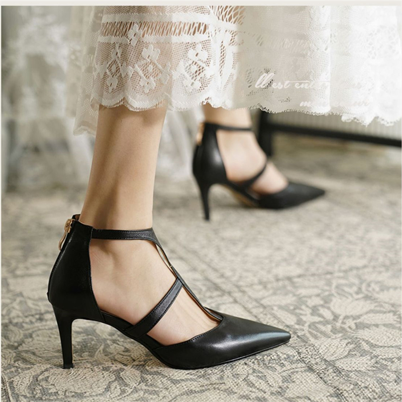 Women's Fashionable Pointed Toe Cutout High Heels