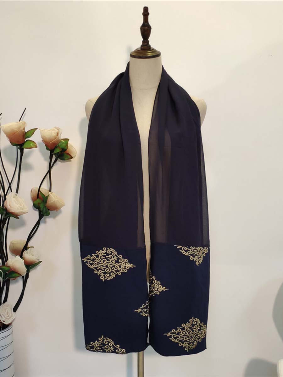 Chiffon Splicing Headscarf