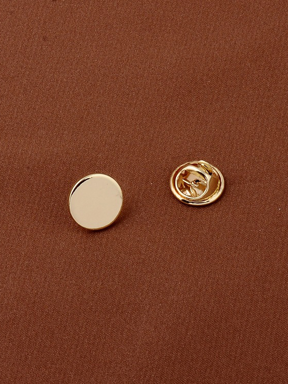 Fashionable Geometric Brooches Popular Anti glare Buckle Mini Pin Brooches