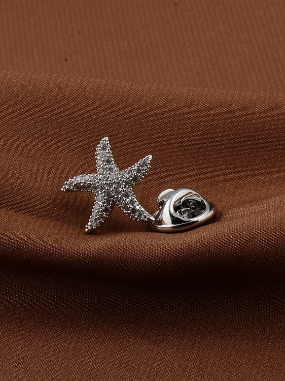 Fashion Mini Starfish Summer All match Anti glare Brooch