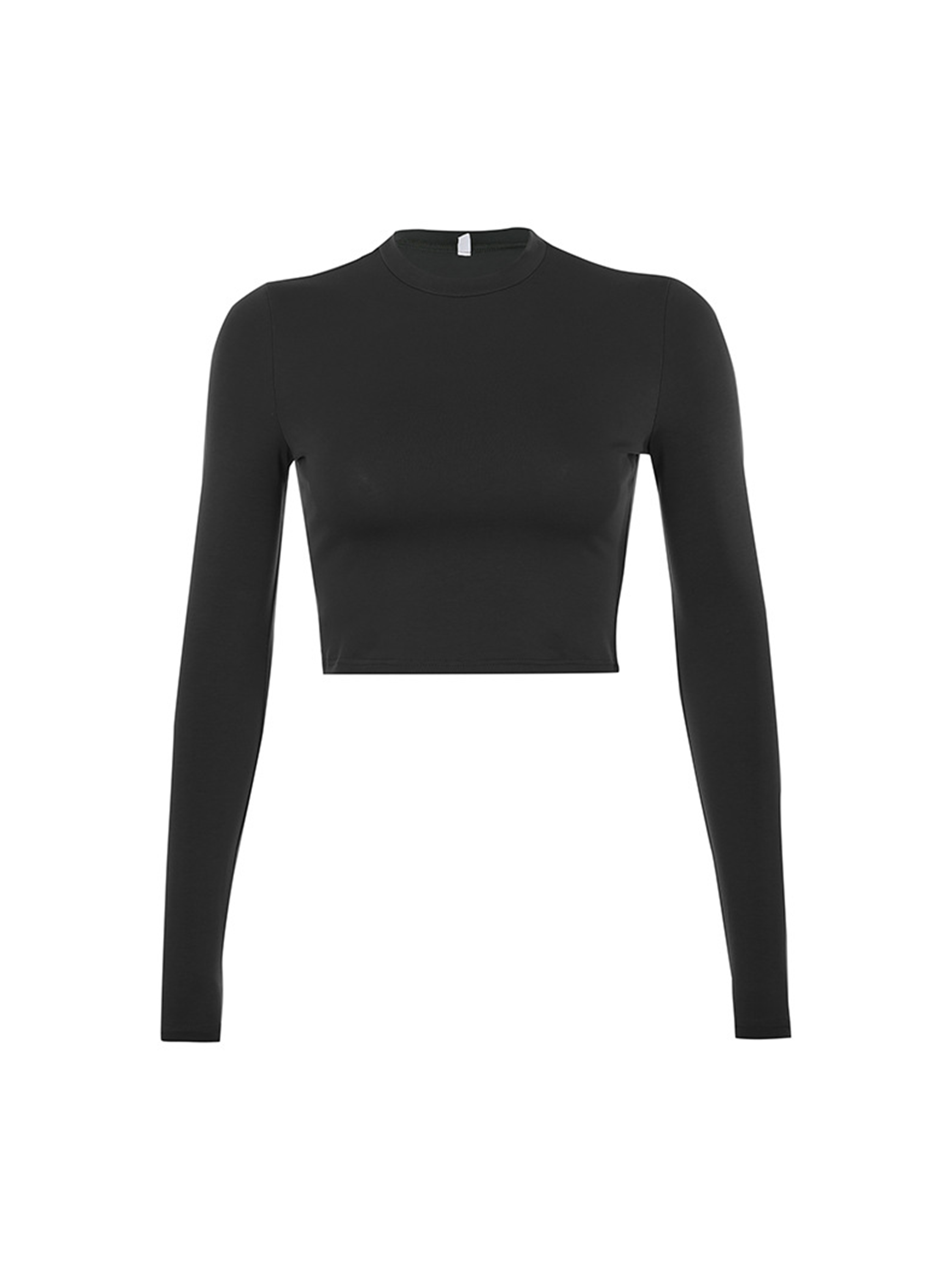 Solid Color Long Sleeve Slim Fit Bottoming T Shirt