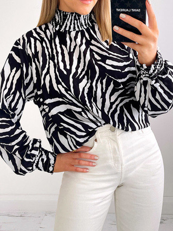 Ladies Casual Print Shirt