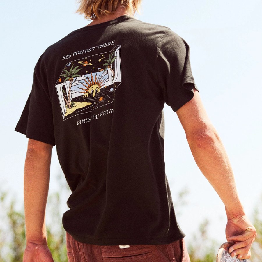 

Outdoor Beach Camping T-Shirt